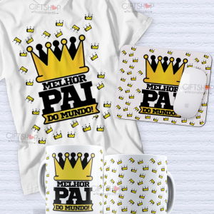 T-shirt / Caneca / Tapete Rato “Dia Do Pai”