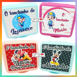 Lancheira Escolar “Luccas Neto / Minnie / Mickey”