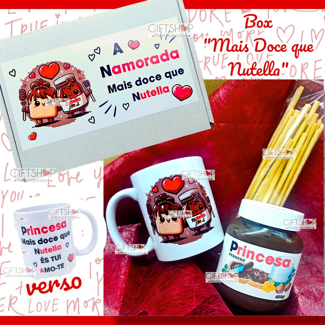 Box “Mais Doce Que Nutella”
