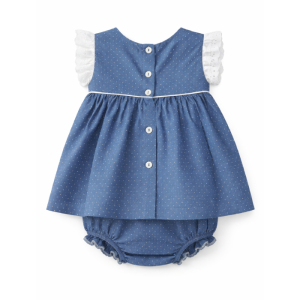 Vestido Azul Renda