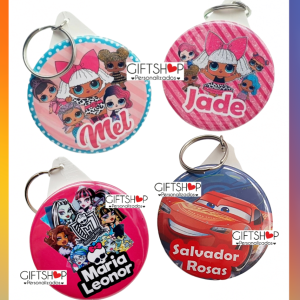 Identificador Mochila “LOL / Cars / Monster High”